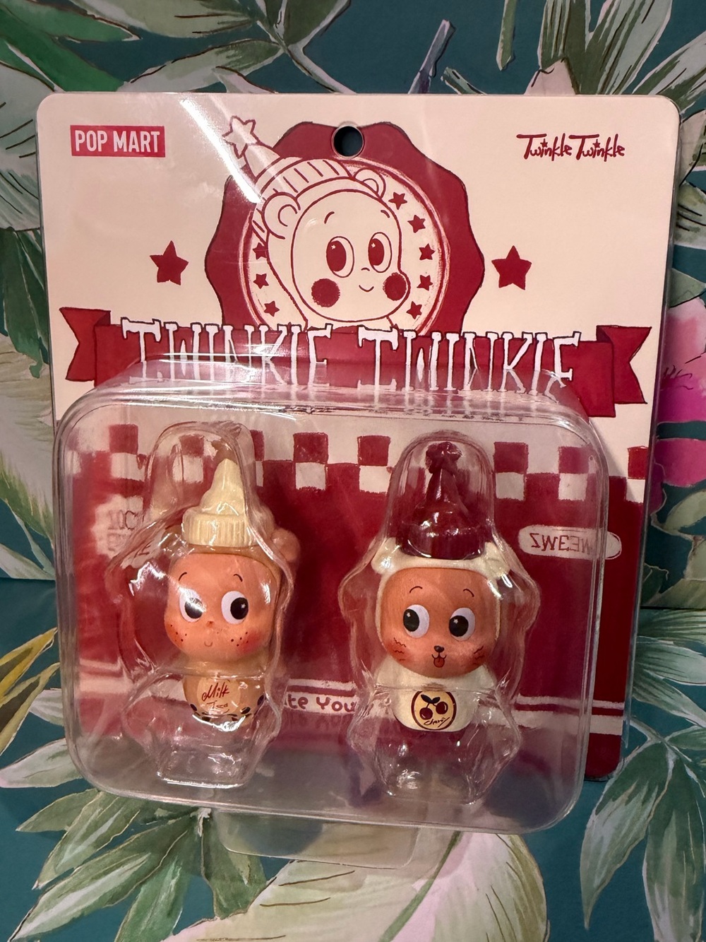 Pop Mart Twinkle Twinkle Bubble Tea & Cherry Iced Tea Figures NIP
